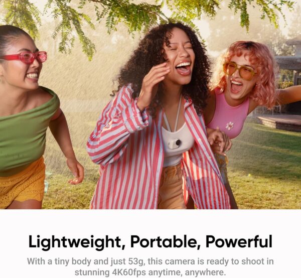 Insta360 Pacote GO Ultra Standard – Minúscula câmera 4K mãos-livres, leve e portátil, excelência em pouca luz, montagem em qualquer lugar, estabilização FlowState, vida útil da bateria de 200 minutos