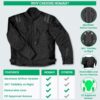 81oLAThbIcL._AC_SL1500_.jpg Jaqueta masculina Nomad para motociclista, jaqueta de motociclista Ironborn, jaqueta masculina Cruiser Sportsbike Enduro com proteção de armadura