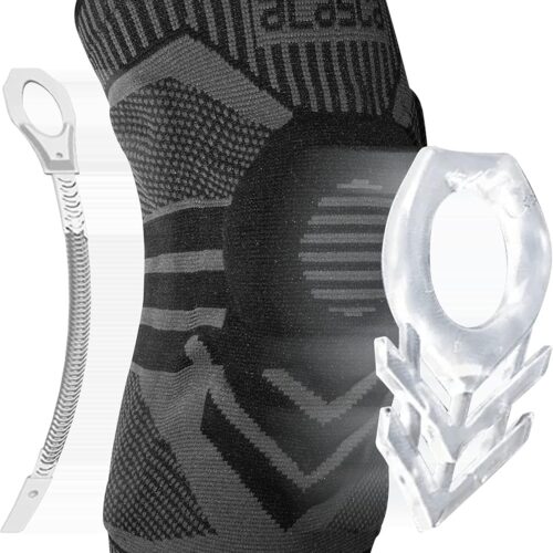 81pOm8rPOeL._AC_SL1500_.jpg Joelheira de Compressão Profissional Power Armour 3.0 Alasca - ideal para corrida, academia, futebol, caminhada, cross training, volei e outros esportes