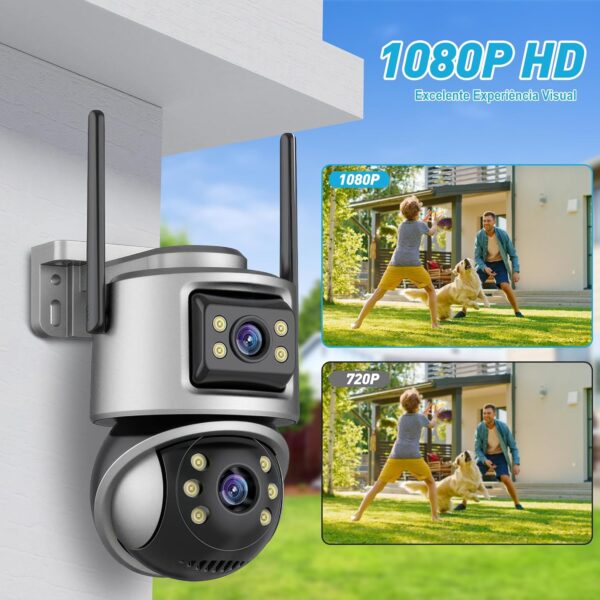 81vYldeXs1L._AC_SL1500_.jpg Câmera de Segurança, Wifi 1080p 360° Full Hd Ip Prova D'áGua Infravermelho Ao Ar Livre Hd VisãO Noturna Pode DiáLogo HC0T258